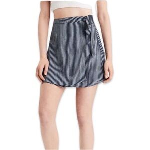 Aeo Small Wrap Skirt Stripes American Eagle Preppy Casual